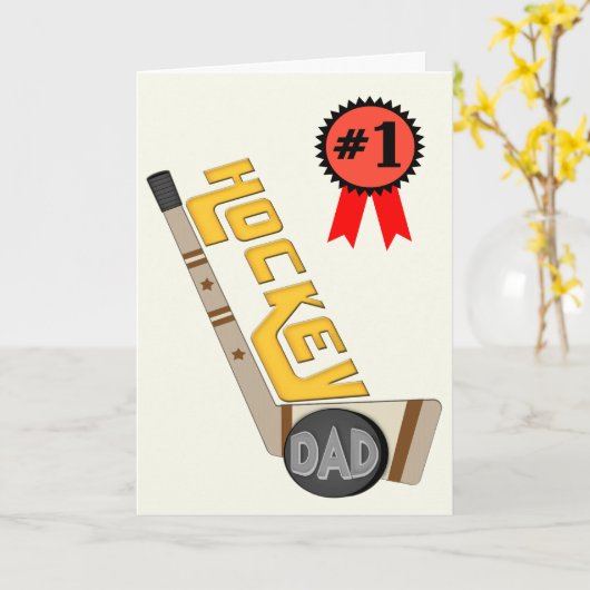 カスタムの父の日/パパ誕生日のグリーティングカード カード (黄色い花)