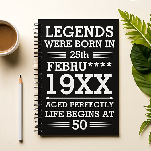 カスタムの生まれ伝説は年月 ノートブック