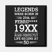 カスタムの生まれ伝説は年月 マグネット (正面)