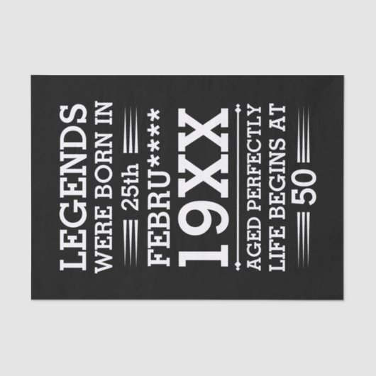 カスタムの生まれ伝説は年月 薄葉紙 (正面)