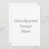 フラット招待状, サイズ: 12.7cm x 17.8cm, ペーパー: シグネチャーマット, 封筒: ホワイト (正面/裏面)