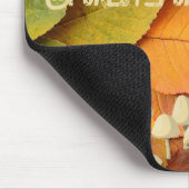 カスタムの秋の森葉の口 マウスパッド (コーナー)