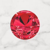 カスタムの第40結婚記念日のテーブルの装飾 コンフェッティ (スモール正面)