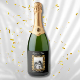 カスタムの結婚カップルの贈り物 スパークリングワインラベル