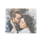 カスタムの絵。水彩写真(Words Art)。 メタルプリント (正面)