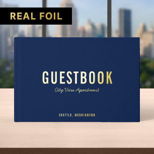 カスタムの背はっきりした景の色とモダンスクリプト ゲストブック