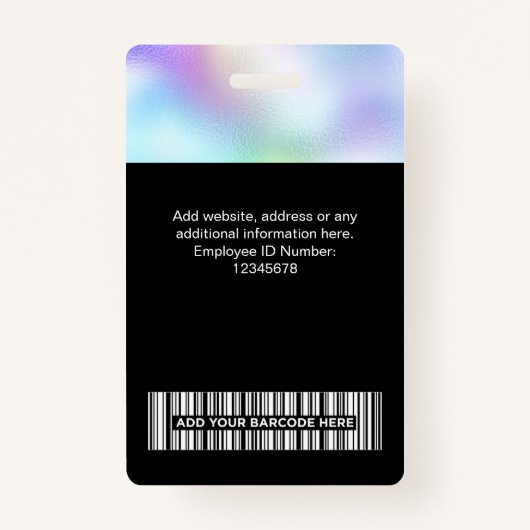 カスタムの背景画企業の像ロゴ名 バッジ (裏面)