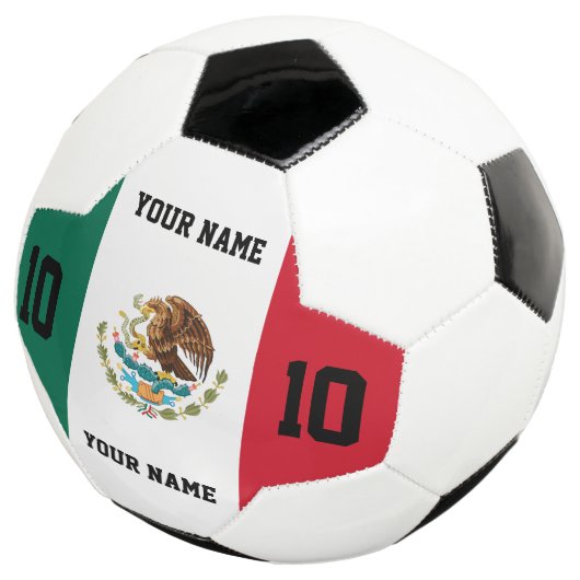 カスタムの背番号入りメキシコ国旗サッカーボール サッカーボール (3/4)