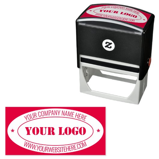 カスタムの自動手書きスタンプのロゴ名の色 セルフインキングスタンプ (インサイチュ)