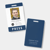 カスタムの色ロゴの追加写真の写真の写真をプレス バッジ (表裏)