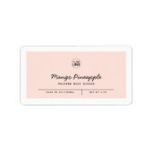 カスタムの色ロゴスクリプト行の追加製品 ラベル (正面)