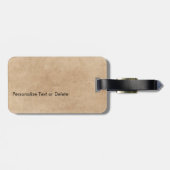 カスタムの色名タイトルここにロゴを追加 ラゲッジタグ (裏面横)