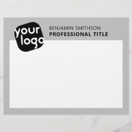 カスタムの色名タイトルここにロゴを追加 レターヘッド