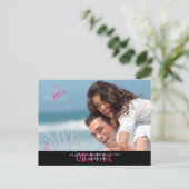 カスタムの色、写真はがきを保存 案内ポストカード (スタンド正面)