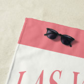 カスタムの花嫁と花嫁のメイドラスベガスバチェロレッテ ビーチタオル (インサイチュ)