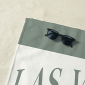 カスタムの花嫁と花嫁のメイドラスベガスバチェロレッテ ビーチタオル (インサイチュ)