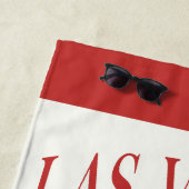 カスタムの花嫁と花嫁のメイドラスベガスバチェロレッテ ビーチタオル (インサイチュ)