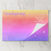 カスタムの親和力/パーティーの涙遠くにランチョンマット ペーパーパッド (折り畳み)