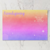 カスタムの親和力/パーティーの涙遠くにランチョンマット ペーパーパッド (正面)