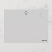 カスタムの諺3:5-6聖書の詩ハート信頼の神 ポストカード (裏面)