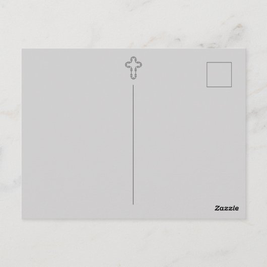 カスタムの諺3:5-6聖書の詩ハート信頼の神 ポストカード (裏面)