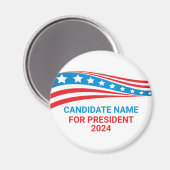 カスタムの選挙運動アメリカ国旗の選挙 マグネット (正面/裏面)