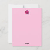 カスタムの醜いクリスマスセーター シーズンカード (裏面)