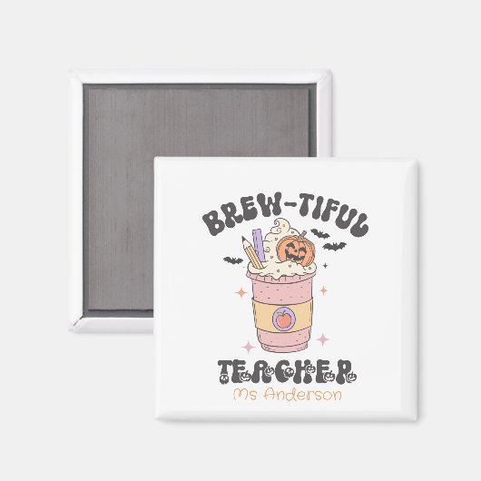 カスタムの醸造先生ハロウィーン マグネット (正面/裏面)