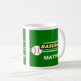 カスタムの野球のナメクジ コーヒーマグカップ