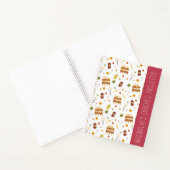 カスタムの針編み糸フックパターン ノートブック (内部)