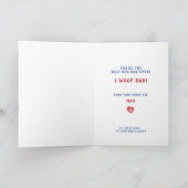 カスタムの雄犬写真の父のデイカード- fdmdrh カード (内部)