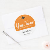 カスタムのJARラベルとLIDラベル – 独自の単語を追加する ラウンドシール (封筒)