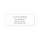 カスタムのWood Art Stamp 1" x 2.5" ラバースタンプ (インプリント)