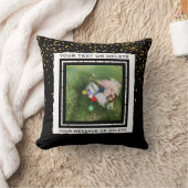 カスタムはあなたの写真および文字|家族の記念品を加えます クッション (ブランケット)