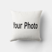 カスタムはあなたの写真の枕を加えます クッション (裏面)