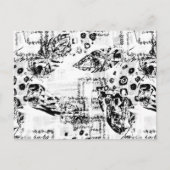 カスタムはがき。お礼とホリデーカード ポストカード (正面)