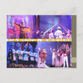 カスタムはがき – カンクンコラージュ5 ポストカード