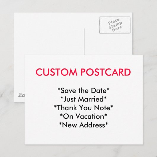 カスタムはがき ポストカード (正面/裏面)