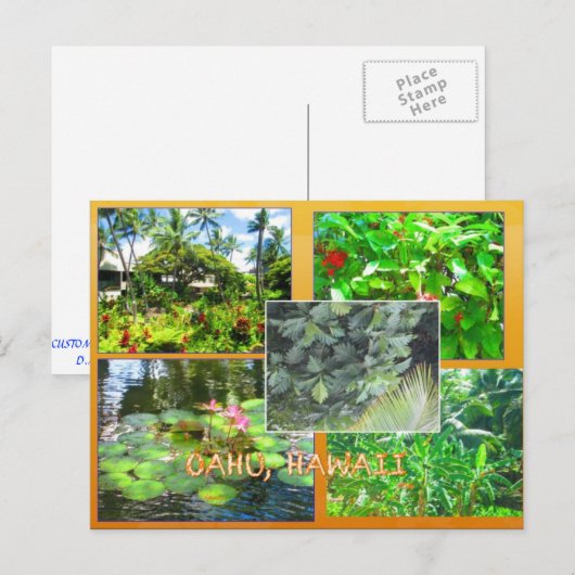 カスタムはがき – HAWAII COLLAGE# 16 ポストカード (正面/裏面)