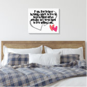 カスタムはしますそれをあなた自身記念日個人化なります キャンバスプリント (インサイチュ (寝室))