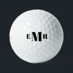 カスタムはっきりしたブラックモノグラムタイトリストVIゴルフボール ゴルフボール<br><div class="desc">カスタムはっきりしたブラックモノグラムVIゴルフボール。パーソナライズ</div>