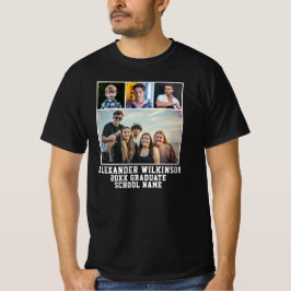 カスタムはっきりしたモダンScript 4 Photo Gradation Tシャツ