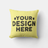 カスタムはっきりした名のデザイン男性へ クッション (正面)