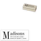 カスタムはっきりした差出人住所 ラバースタンプ (押印)