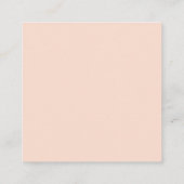 カスタムはっきりしたQRコードモダン幾何学会社 スクエア名刺 (裏面)