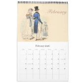 カスタムはカレンダーの歴史的フランス人のファッションを印刷しました カレンダー (2月 2026)