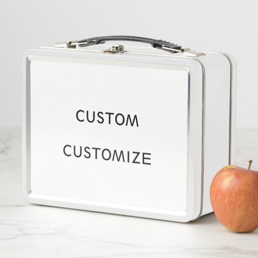 カスタムはテンプレートのブランクをカスタマイズ メタルランチボックス (インサイチュ)