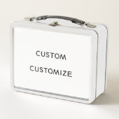 カスタムはテンプレートのブランクをカスタマイズ メタルランチボックス (正面)