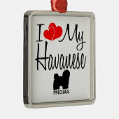 カスタムはハバニーズが大好き メタルオーナメント (右)