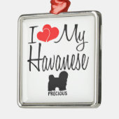 カスタムはハバニーズが大好き メタルオーナメント (左)